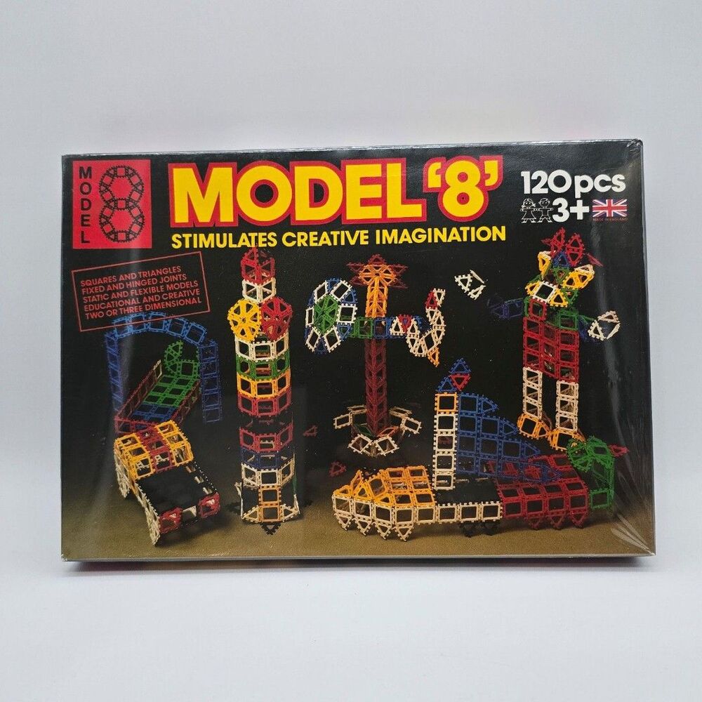 Vintage Model 8 Educational Construction Toy - Awarded Best Toy at Toy Fair 80s